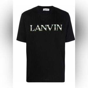 Lanvin Men’s Embroidered Tee Shirt